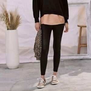 Good Hart by Matilda Jane faux leather leggings in black, size medium